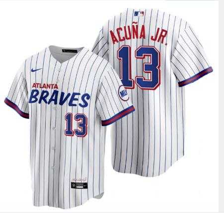 Braves 13 Ronald Acuna Jr. White 2021 City Connect Cool Base Jersey Dzhi,We sell and wholesale Braves 13 Ronald Acuna Jr. White 2021 City Connect Cool Base Jersey Dzhi on line form chian!